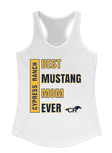 Cypress Ranch Mustangs Best Mustang Mom Women's Tank Top