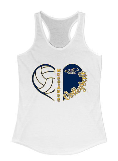 Cypress Ranch Mustangs Heart Volleyball Women's Tank Top
