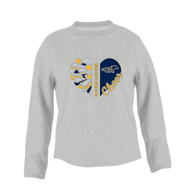 Cypress Ranch Mustangs Heart Cheer Women's Sweatshirt