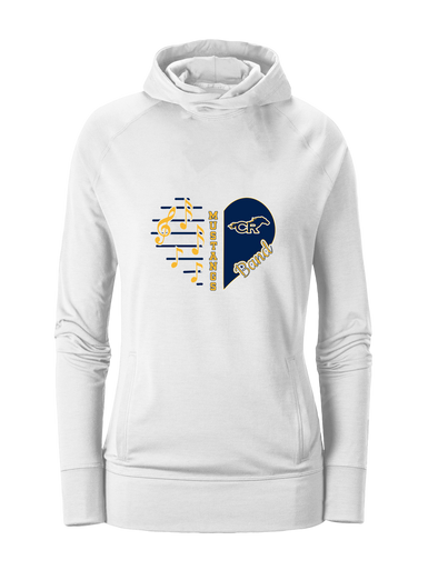 Cypress Ranch Mustangs Heart Band Women's Hoodie