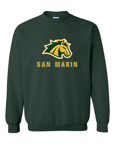 San Marin Mustangs Mascot #2 Men's Sweatshirt