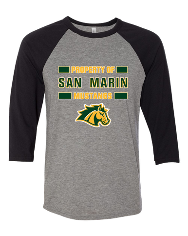 San Marin Mustangs Property Of Men's Baseball T-Shirt