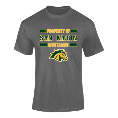San Marin Mustangs Property Of Men's SS T-Shirt