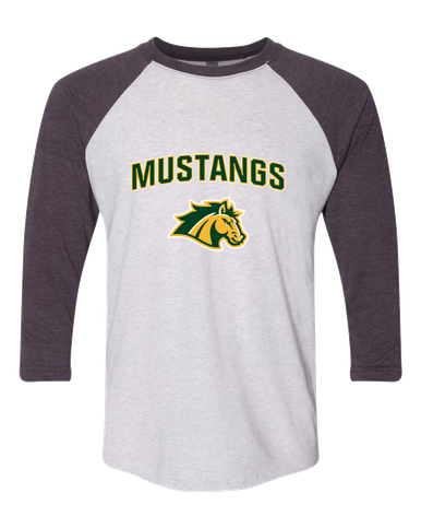 San Marin Mustangs Mascot #6 Men's Baseball T-Shirt