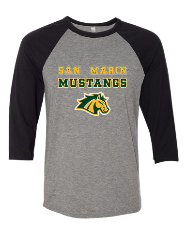 San Marin Mustangs Spirit Men's Baseball T-Shirt