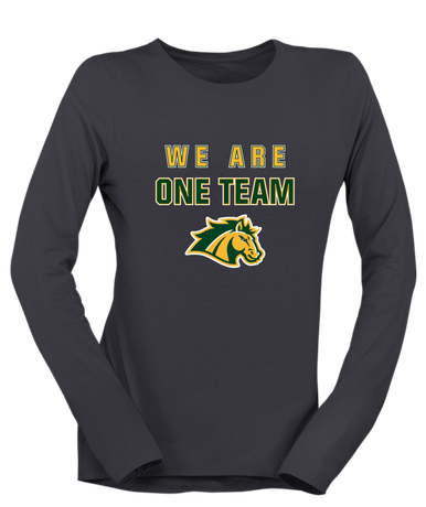 San Marin Mustangs We Are One Team Women's LS T-Shirt
