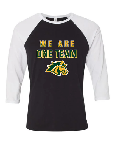 San Marin Mustangs We Are One Team Men's Baseball T-Shirt