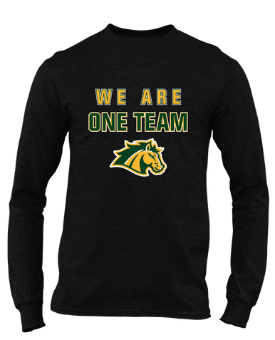 San Marin Mustangs We Are One Team Men's LS T-Shirt
