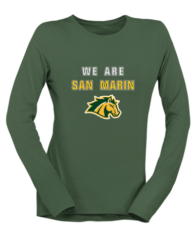 San Marin Mustangs We Are Women's Premium LS T-Shirt