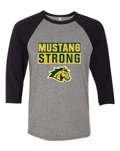 San Marin Mustangs Strong #1 Men's Baseball T-Shirt