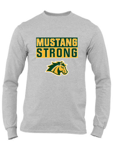 San Marin Mustangs Strong #1 Men's LS T-Shirt