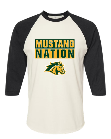 San Marin Mustangs Nation #1 Men's Baseball T-Shirt