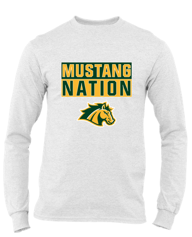 San Marin Mustangs Nation #1 Men's LS T-Shirt