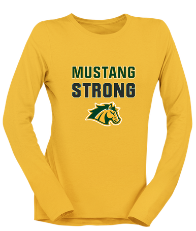 San Marin Mustangs Strong #2 Women's LS T-Shirt