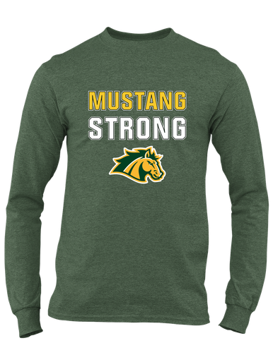 San Marin Mustangs Strong #2 Men's LS T-Shirt