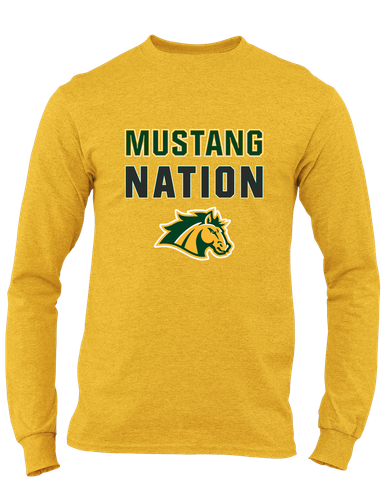 San Marin Mustangs Nation #2 Men's LS T-Shirt