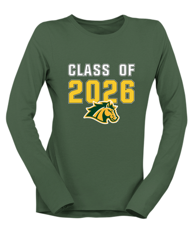 San Marin Mustangs Class of 2026 Women's Premium LS T-Shirt