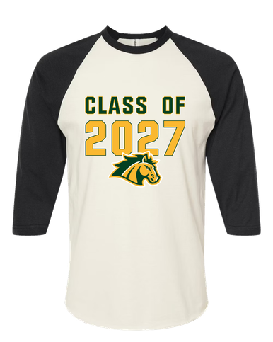 San Marin Mustangs Class of 2027 Men's Baseball T-Shirt