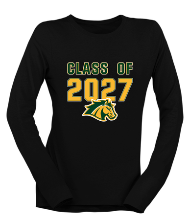 San Marin Mustangs Class of 2027 Women's Premium LS T-Shirt