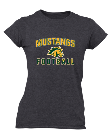 San Marin Mustangs Football #1 Women's SS T-Shirt