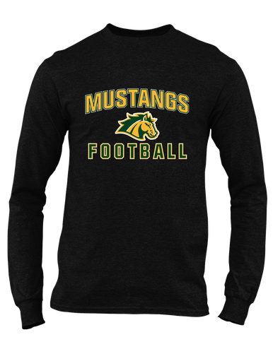 San Marin Mustangs Football #1 Men's LS T-Shirt