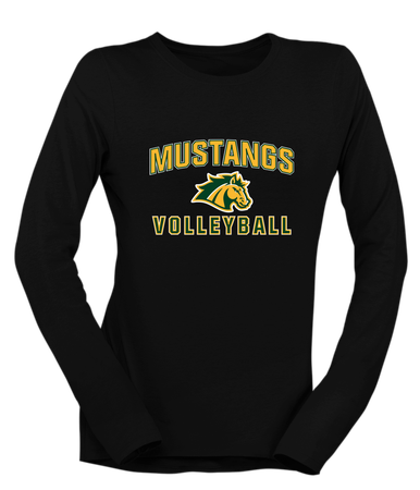 San Marin Mustangs Volleyball Women's Premium LS T-Shirt