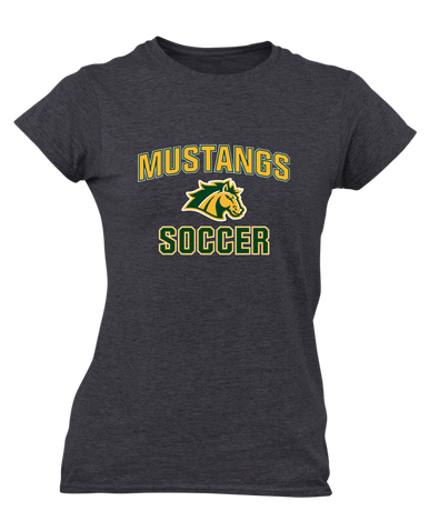 San Marin Mustangs Soccer #1 Women's SS T-Shirt