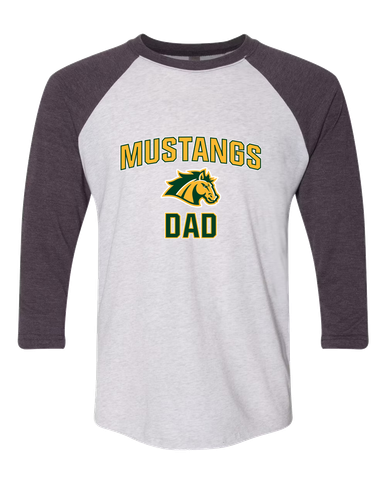 San Marin Mustangs Dad Men's Baseball T-Shirt