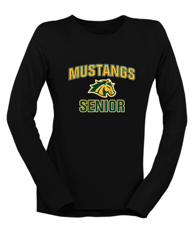 San Marin Mustangs Senior #1 Women's LS T-Shirt