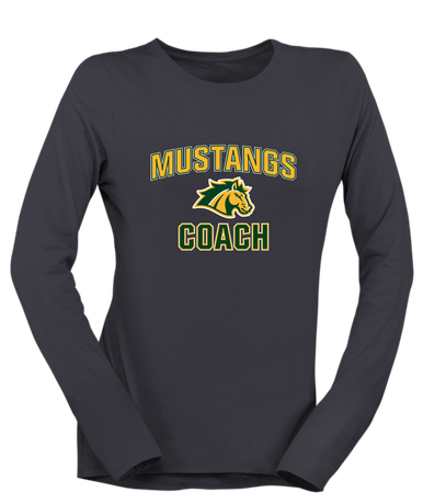 San Marin Mustangs Coach Women's LS T-Shirt
