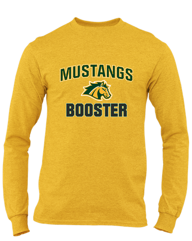 San Marin Mustangs Booster Men's LS T-Shirt