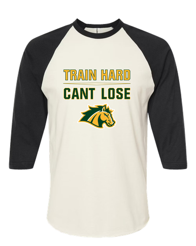 San Marin Mustangs Train Hard, Can't Lose Men's Baseball T-Shirt