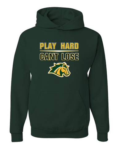 San Marin Mustangs Play Hard, Can't Lose Men's Premium Hoodie