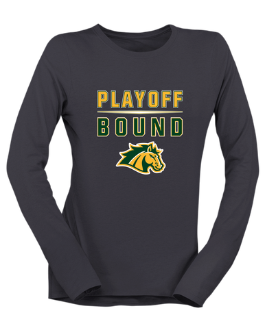 San Marin Mustangs Playoff Bound Women's LS T-Shirt