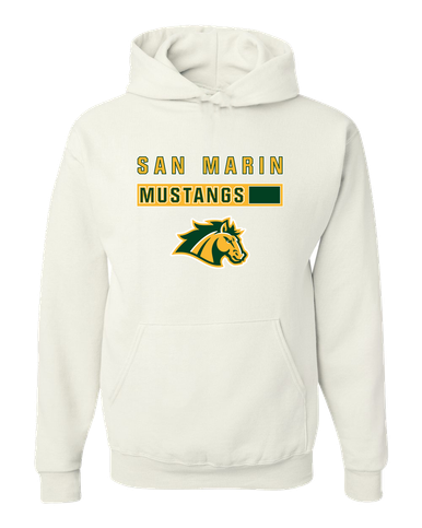 San Marin Mustangs Mascot #7 Men's Premium Hoodie