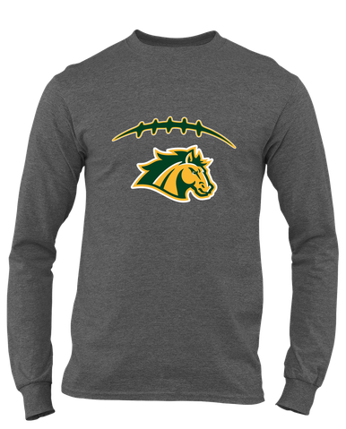 San Marin Mustangs Football #2 Men's LS T-Shirt
