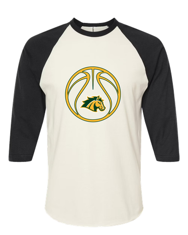 San Marin Mustangs Basketball #2 Men's Baseball T-Shirt