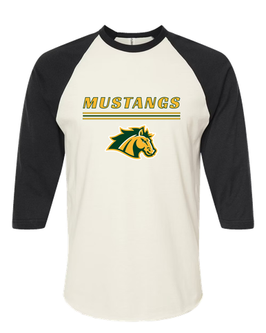 San Marin Mustangs Mascot #8 Men's Baseball T-Shirt