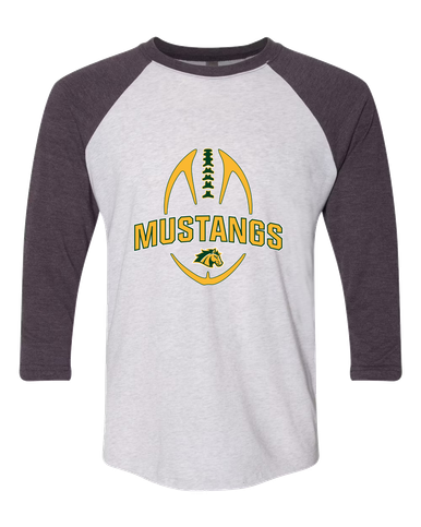 San Marin Mustangs Football #5 Men's Baseball T-Shirt