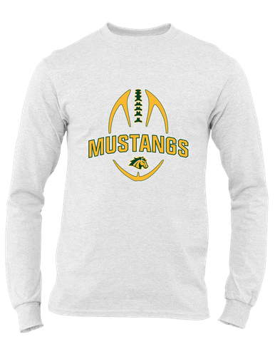 San Marin Mustangs Football #5 Men's LS T-Shirt