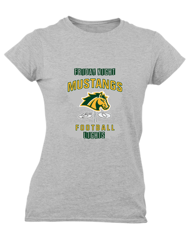 San Marin Mustangs Football #6 Women's SS T-Shirt