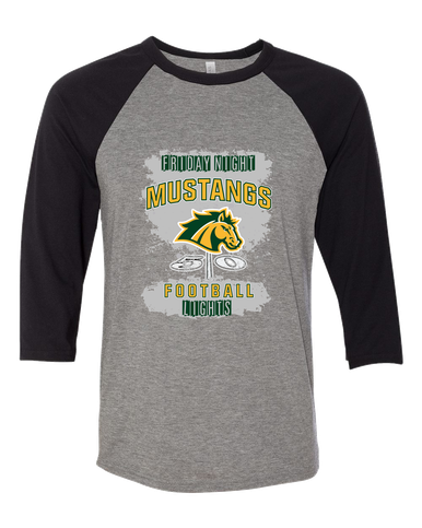 San Marin Mustangs Football #6 Men's Baseball T-Shirt