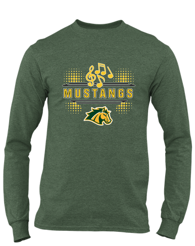 San Marin Mustangs Band # 3 Men's LS T-Shirt