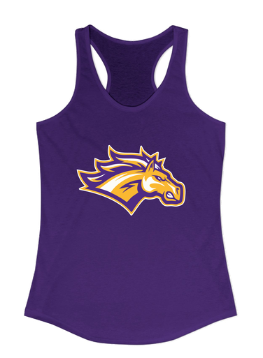 Rolling Meadows Mustangs Mascot #1 Women's Tank Top