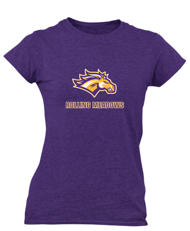 Rolling Meadows Mustangs Mascot #2 Women's SS T-Shirt