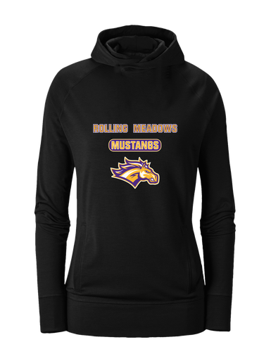 Rolling Meadows Mustangs Mascot #3 Women's Hoodie