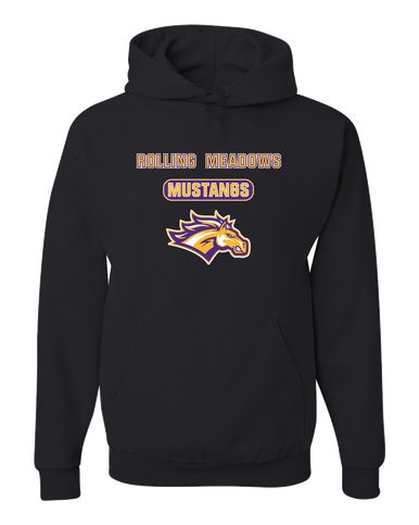 Rolling Meadows Mustangs Mascot #3 Men's Premium Hoodie