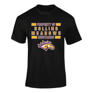 Rolling Meadows Mustangs Property Of Men's SS T-Shirt