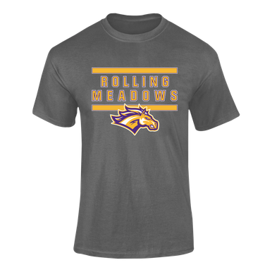 Rolling Meadows Mustangs Mascot #4 Men's Premium SS T-Shirt