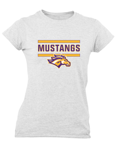 Rolling Meadows Mustangs Mascot #5 Women's SS T-Shirt